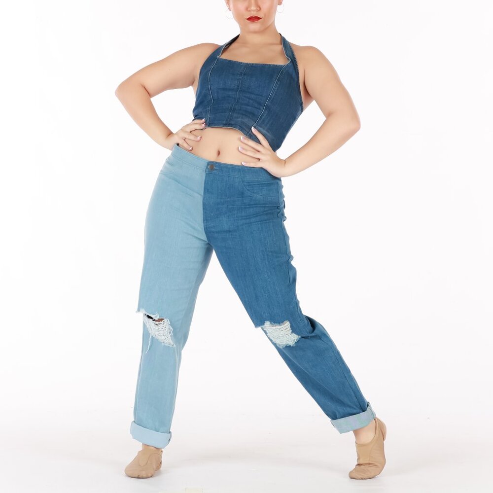 Weissman AL/AM 2pc Denim Dance Costume *(multi-size item)